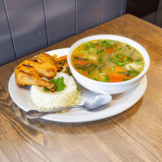 Chicken Noodle or Rice Soup
