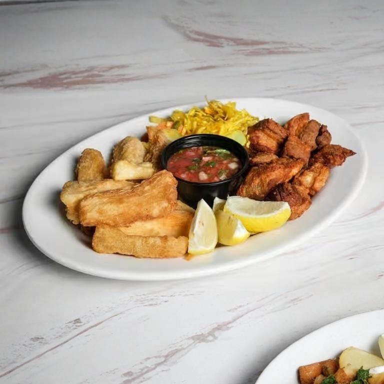 Chicharrón with Yuca.